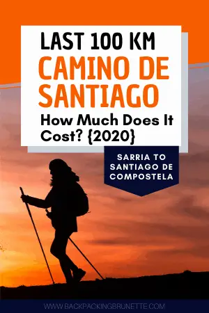Cost Camino de Santiago Last 100km