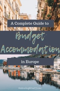 Learn how to travel cheap in Europe with this guide for where to stay in Europe! Important budget travel tips for anyone backpacking through Europe!
