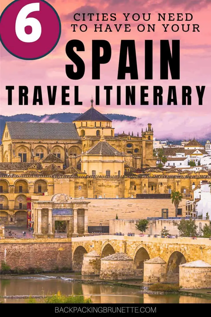 Spain Travel Itinerary Destinations