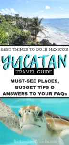 Planning a Mexico vacation? Look no further than the Yucatan Peninsula! From ancient ruins like Chichen Itza Mexico to hippe beach towns like Tulum, Meixco, the Yucatan is waiting for you to come and explore it! It's one of the best 2019 travel destinations!