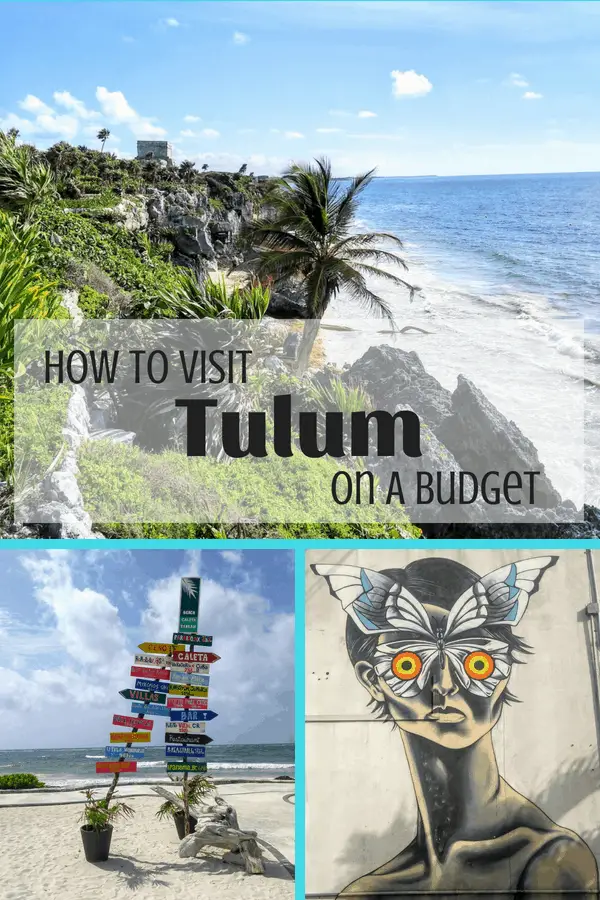 visit tulum on a budget pin