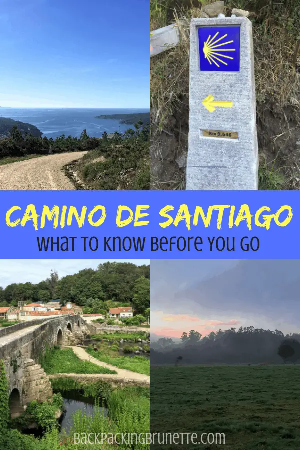 Camino de Santiago what to know before you go pin