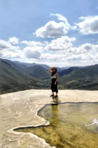 One of the best things to do in Oaxaca is discover the state's natural wonders. Learn about the best day trips from Oaxaca City in this comprehensive Oaxaca backpacking guide. Hierve de Agua is one of the top places to travel in Mexico!