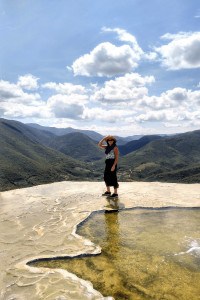 One of the best things to do in Oaxaca is to visit Hierve de Agua.