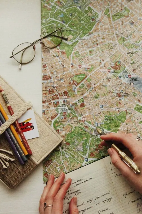 Wondering how to get started making your backpacking Europe route? Get your hands on an old-fashioned paper map for planning your first trip to Europe!