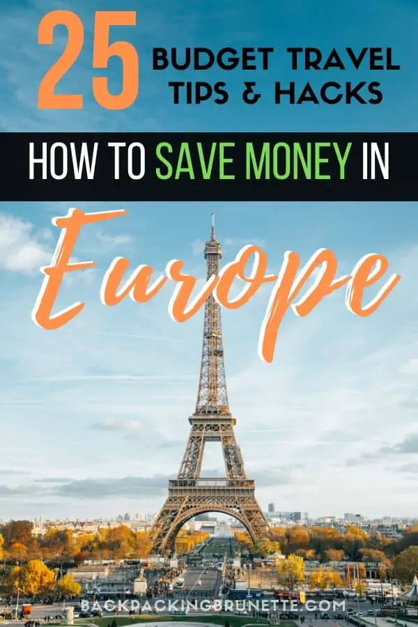 With these budget travel tips, you'll have everything you need to know to save money in Europe. From choosing cheap Europe travel destinations to backpacking Europe budget travel hacks, learn how to travel Europe cheap!