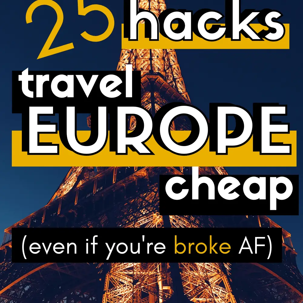 how to travel europe cheap