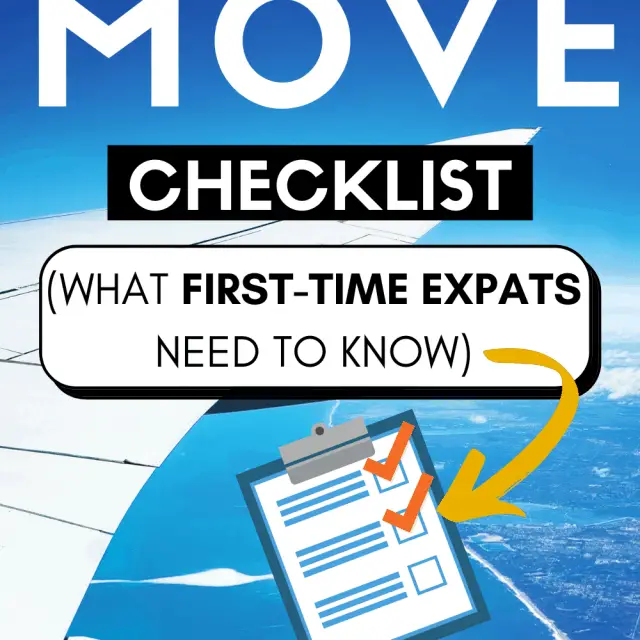checklist for international move