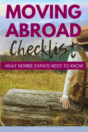 moving abroad checklist