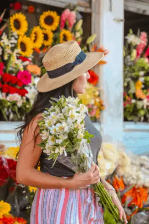 mexico flower market