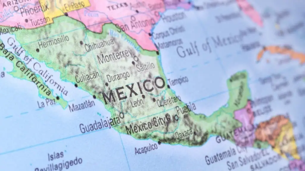 moving to mexico map