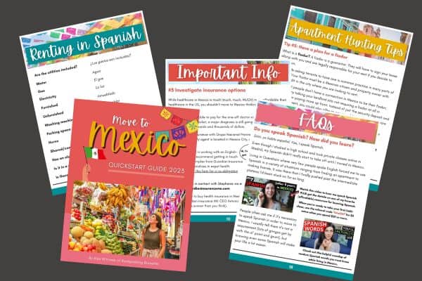 Want to move to Mexico but don’t know where to start? You need the Move to Mexico Quickstart Guide.